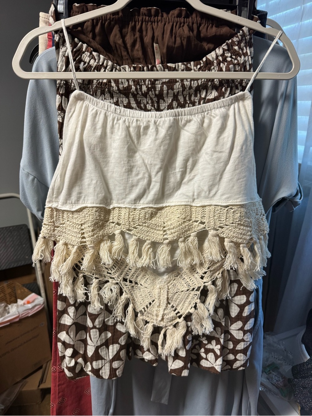 Free People Caden Tube Top on Ivory size XS NWOT Retail $58 - Picture 5 of 6